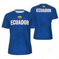thumbnail image 1 of Sports Mesh T-shirt Ecuador For Running Bike Soccer Tennis Football Fitness Tees 3D Printed Custom, 1 of 1