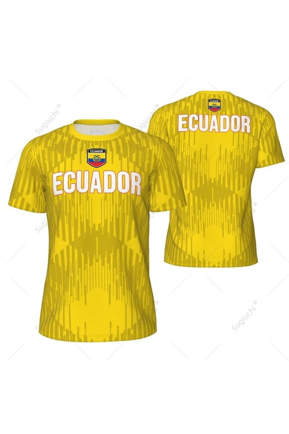 Sports Mesh T-shirt Ecuador For Running Bike Soccer Tennis Football Fitness Tees 3D Printed Custom