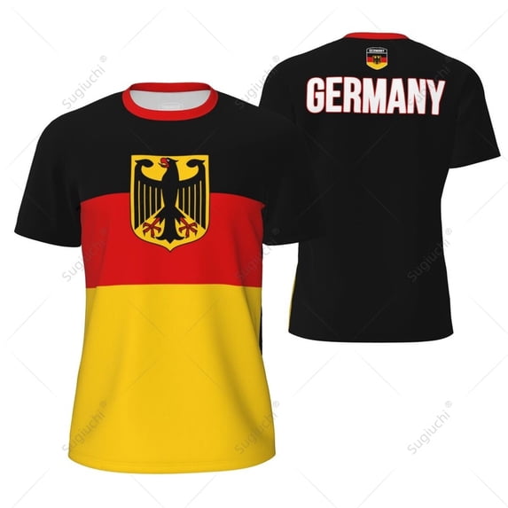 Sports Mesh T-shirt Germany For Running Bike Soccer Tennis Football Fitness Tees 3D Printed Custom