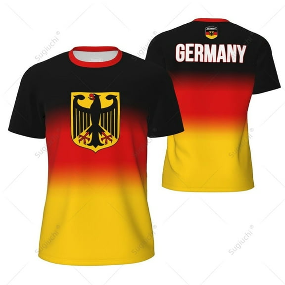 Sports Mesh T-shirt Germany For Running Bike Soccer Tennis Football Fitness Tees 3D Printed Custom