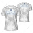 thumbnail image 1 of Sports Mesh T-shirt Israel Flag For Running Bike Soccer Tennis Football Fitness Tees 3D Printed Custom, 1 of 1