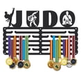 thumbnail image 1 of Sports Metal Display Medal Hanger Display Medal Holder Personalised Medals Rack Wall Mounted Medals Hanging Non-Slip Hooks, 1 of 7