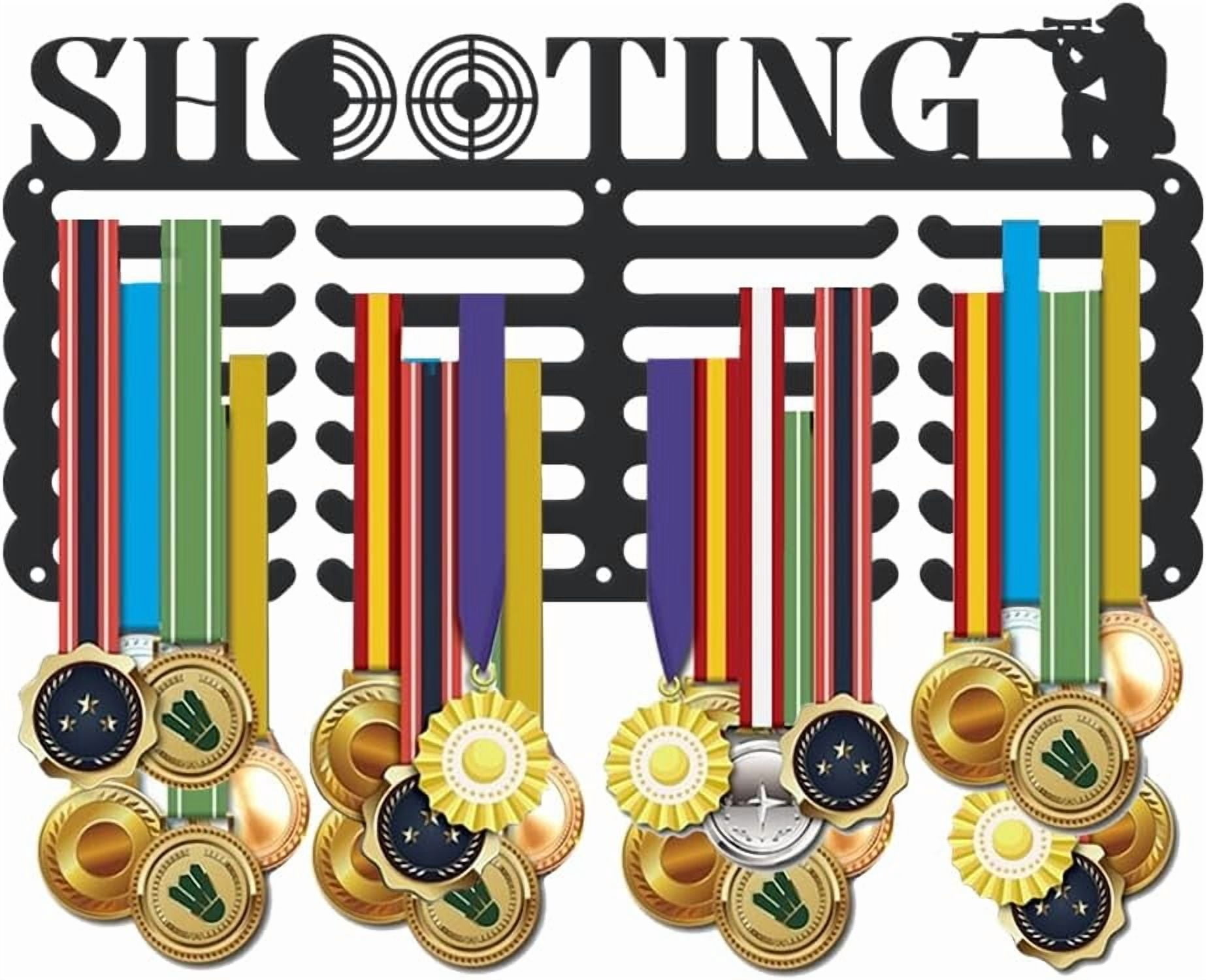 SUPERDANT Metalen Medaille Houder - 5 Lijnen Display Rack Voor Awards En Lintjes
