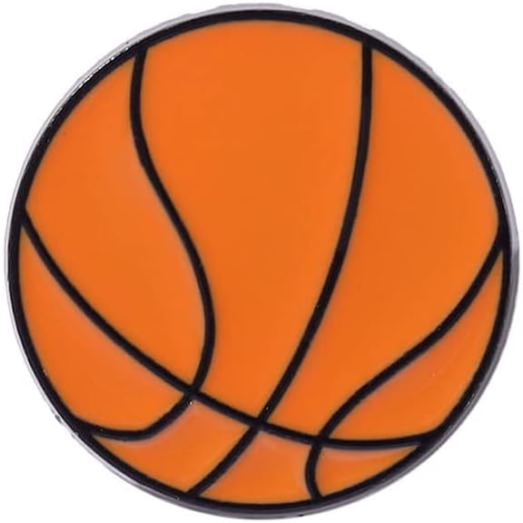 Sports Metal Pin Badge Brooch for Football Basketball Hoops Label Pin Badges Jacket Shirts Bag Decor