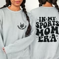 thumbnail image 1 of Sports Mom Era Sweatshirt, In my Sports Mom Era Sweatshirt, Game Day Sweatshirt for Mom, Team Mom Gifts (Sizes:M; Colors:Light Blue;), 1 of 1