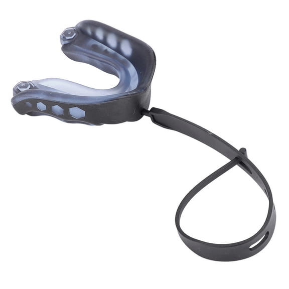 Sports Mouth Protector, Ergonomic Design with Lanyard, Safe Teeth Protection for Athletes of All Levels