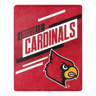 Louisville Cardinals 50 x 60 Repeating Logo Classic Plush Throw Blanket