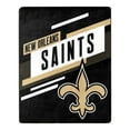 thumbnail image 1 of Sports Movement Silk Touch Throw, 55" x 70", New Orleans Saints, 1 of 2