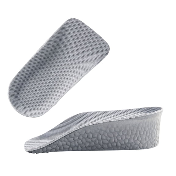 Sports Orthopedic High Pads Insole with Adjustable Height Heel Lift and Arch Support for Enhanced Posture and Comfort Height Increase Insoles for Everyday Activity,14cm3.5cm,Grey C