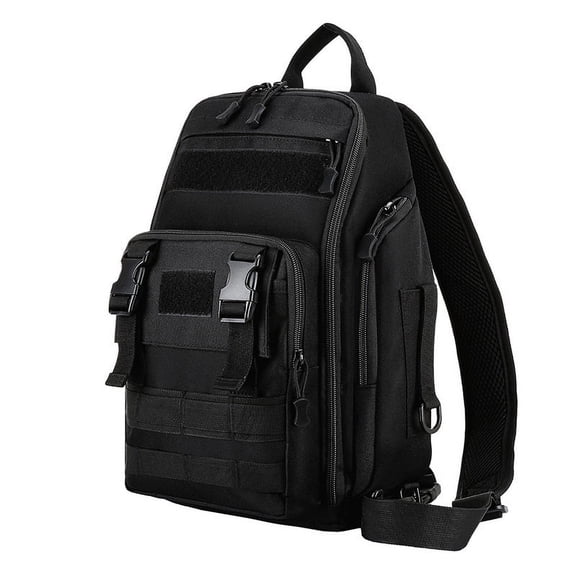 Sports Outdoor One-Shoulder Backpack,Black