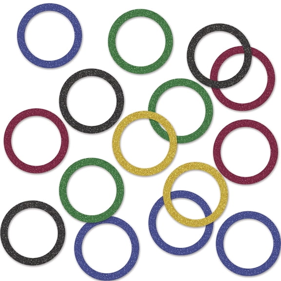 Sports Party Rings Del Sparkle Confetti