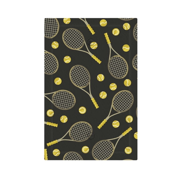 Sports Pattern Tennis Ball Light Switch Cover Decorator No Device Blank Wall Plate 1-Gang Receptacle Outlet Decor
