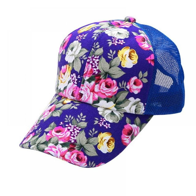 Sports Peaked Cap Floral Printed Sunshade Mesh Hat Adult Outdoor Sportswear Accessories/sunshade sun hat sportswear,casual style sports cap head cover hat,women men lady sunshade cap hat for sports