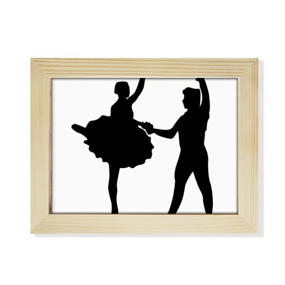 Sports Performance Dancer Duet Dance Desktop Photo Frame Picture Art Decoration Painting 6x8 inch