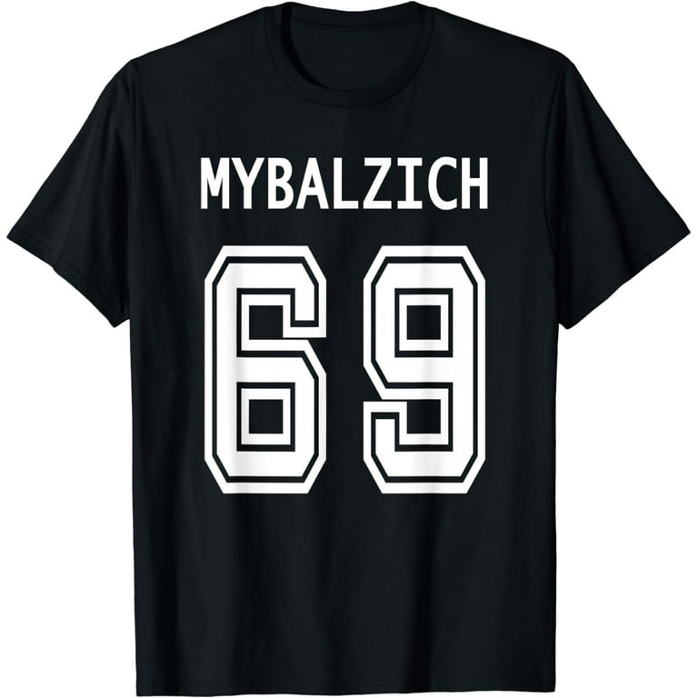 Sports Player Mybalzich 69 Funny Adult T-Shirt Sports Player Mybalzich 69 Funny Adult T-Shirt