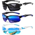 thumbnail image 1 of Sports Polarized Sunglasses for Men Cycling Running Fishing UV Protection Sun Glasses Lightweight Half Frame Goggles, 1 of 12