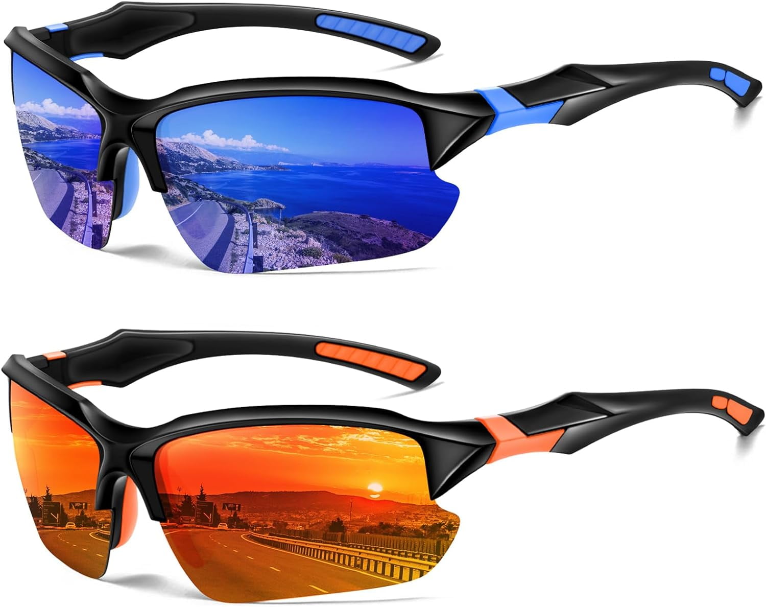 Sports Polarized Sunglasses for Men Cycling Running Fishing 
