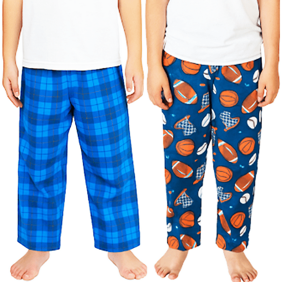 Sports Print 2-Pack Toddler Boy's to Youth Boy's Sleep Pajama Pants-14
