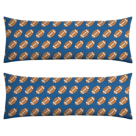 Sports Print Throw Pillow Cover Multi-Ball Pattern (Baseball, Soccer, Basketball), Game Day Decor