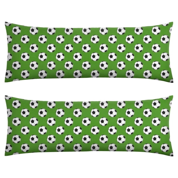 Sports Print Throw Pillow Cover&nbsp; Multi-Ball Pattern (Baseball, Soccer, Basketball), Game Day Decor