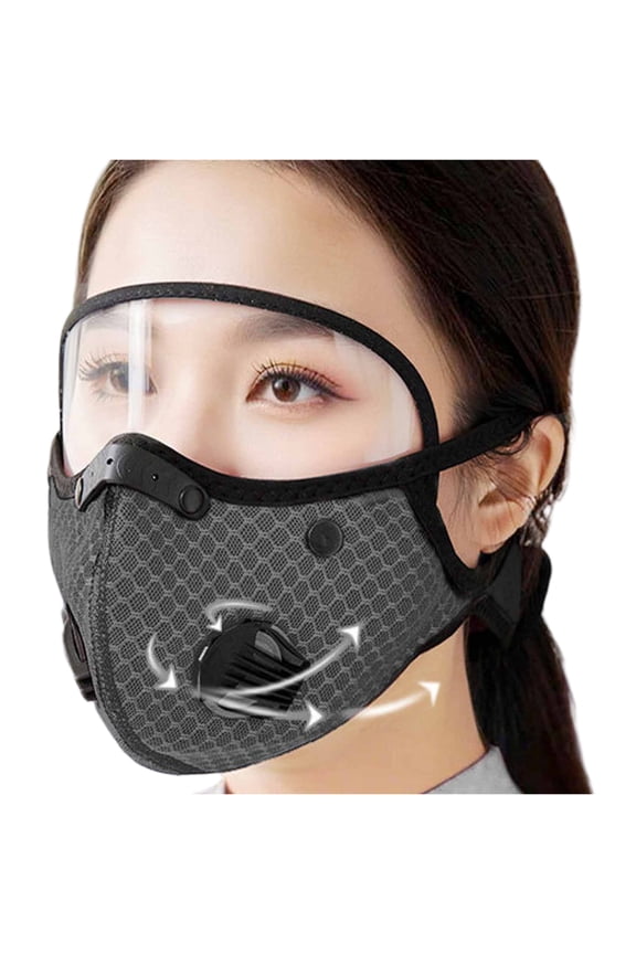 Sports Protective Face Mask, Breathable with Eye Shield, 1 Pack for Men and Women, Outdoor Cycling Dust Wind Protection for Cycling Riding Biking