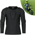 thumbnail image 1 of Sports Protective Gear For Kids Youth Padded Compression Shirt - Long Sleeve Padded Protective Shirt for Football Baseball Motorcycle, 1 of 6