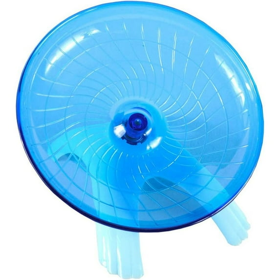 Sports Quiet Mouse Hedgehogs Squirrel Wheel Small Animal Hamster Accessories Exercise Roller Running Disc Toy Running Wheel Hamsters Wheel BLUE
