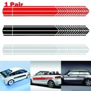 Sports Racing Stripe Graphic Stickers Truck Auto Car Body Side Door Vinyl Decals