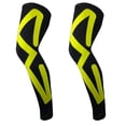thumbnail image 1 of Sports Recovery Compression Leg Sleeves (Medium, Yellow), 1 of 5