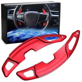 Sports Red Aluminum Large Paddle Extensions Kit For Lexus 2019-up ES LS UX, 2022-up NX, 2023-up RX