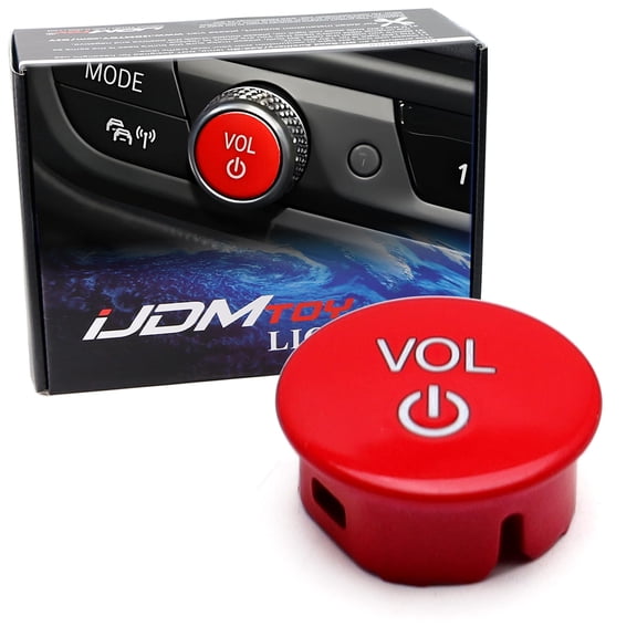 Sports Red Center Console Stereo Vol Volume Knob Control Button For BMW New Gxx 2 3 4 8 Series X3 X5 X6 X7 Z4