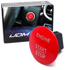 Sports Red Engine Start/Stop Push Button Replacement, For Mercedes B C CL CLA CLS E GL GLA GLC GLE GLK GLS ML R SLK Class (Fit 2215450114, 2215450514, 2215450714, 221545071464)