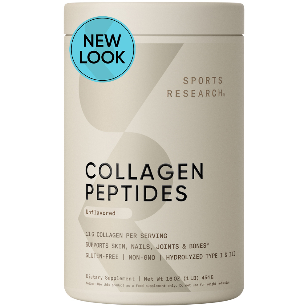 Sports Research Collagen Peptides, Unflavored, 16 oz (454 g) - image 1 of 8