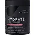 thumbnail image 1 of Sports Research® Hydrate Raspberry Lemonade Drink Mix – Refreshing Electrolyte Power (90 Servings), 1 of 6