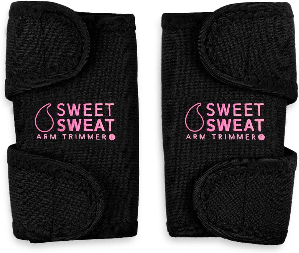 Sports Research Sweet Sweat Arm Trimmers, UnisexRegular, Pink, 1 Pair