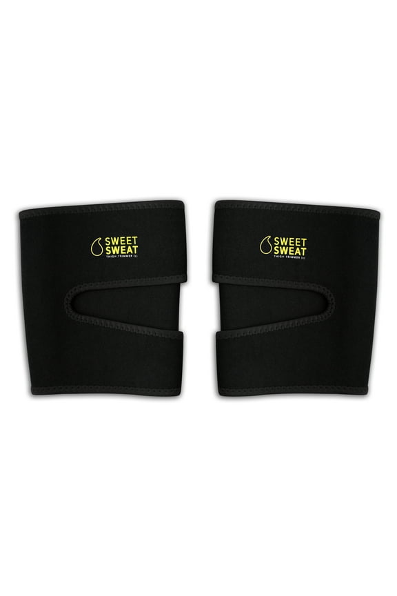 Sweet Sweat Thigh Trimmers, Medium, Yellow, 1 Pair