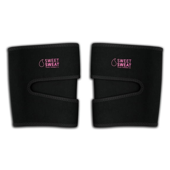 Sports Research Sweet Sweat Thigh Trimmers, Medium, Pink, 1 Pair