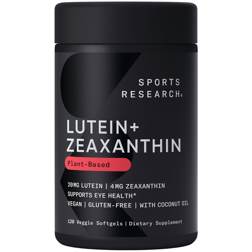 Buy Natural Lutein, Support Eye Health 10mg with 2mg Zeaxanthin -60 Veg. Capsules