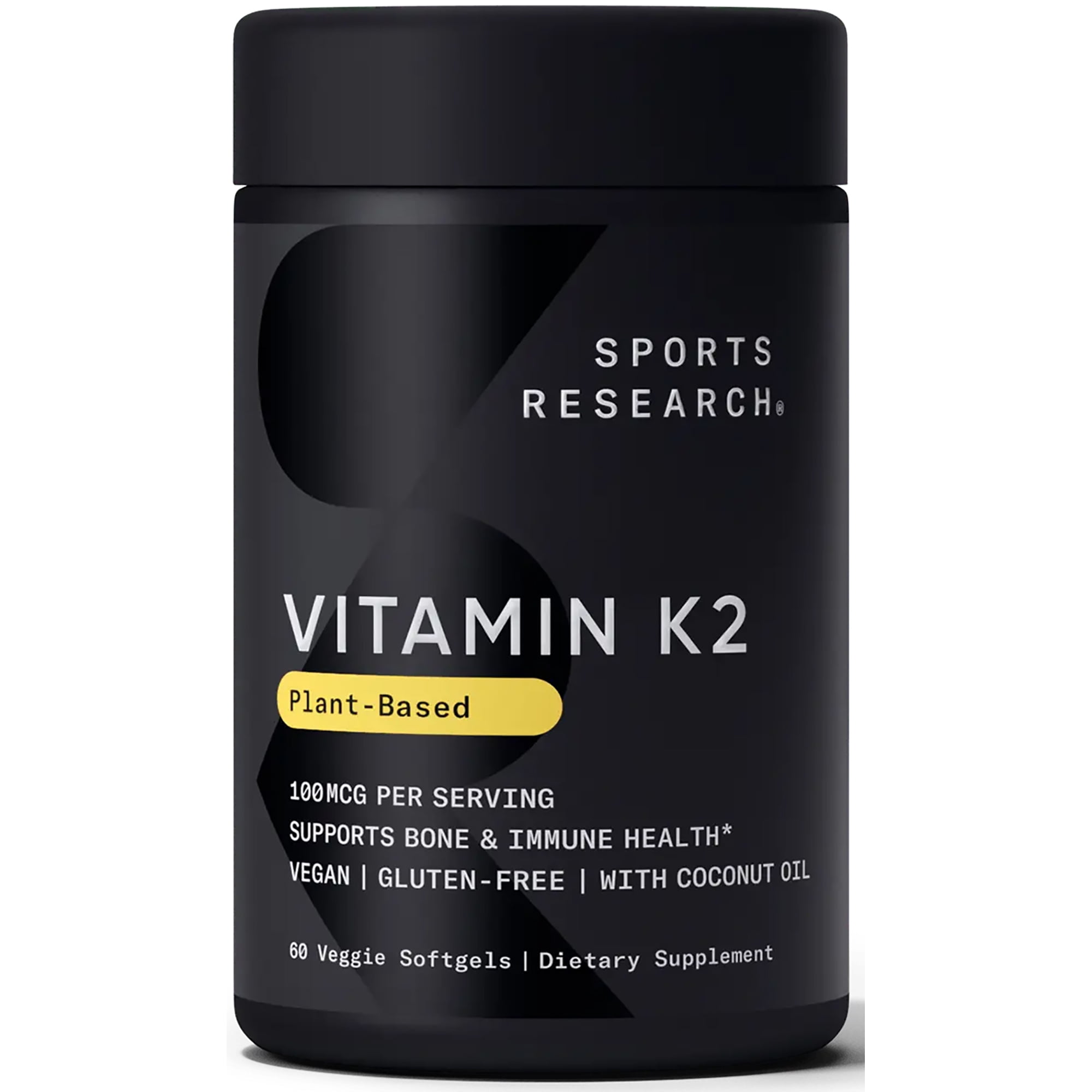 Sports Research Vitamin K2, Low Dose, 45 mcg, 90 Veggie Softgels