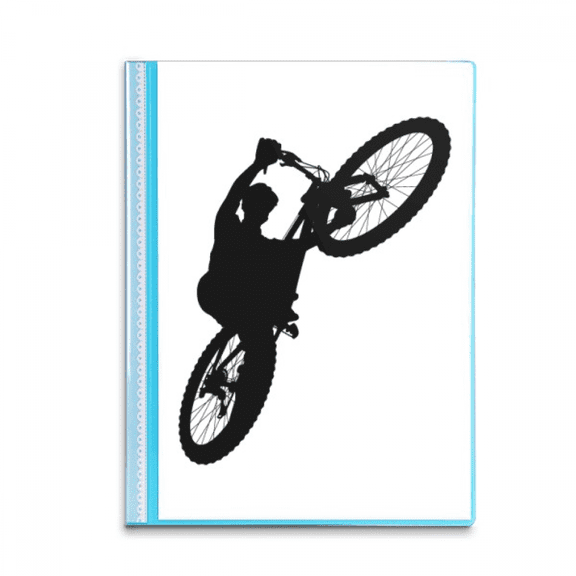 Sports Ride Jumping Bicycle Player Book Sheet Protectors Portfolio Binder Folder