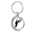 thumbnail image 1 of Sports Ride Jumping Bicycle Player Rotating Keychain Metal Keyring Holder, 1 of 2