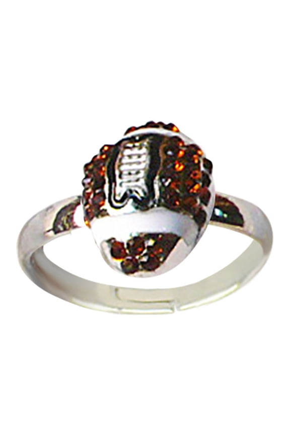 Sports- Rings for Athletes - Dynamic Stadium Fashion Jewelry Offering Unique Design Lightweight Metal Everyday Wear for Sports Fans Craftsmanship, Clear