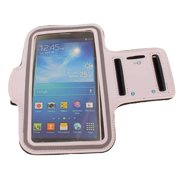 Sports Running Armband for #device_series - White Gym Workout Case Cover Band Arm Strap A7A for iPhone XS Max,13 Pro Max,12 Pro Max,11 Pro Max