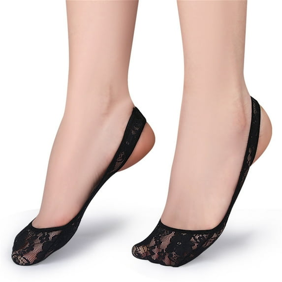 Sports Anckoeil Sock-Style Ball Of Foot Cushions For Women Non-slip Invisible Female Socks