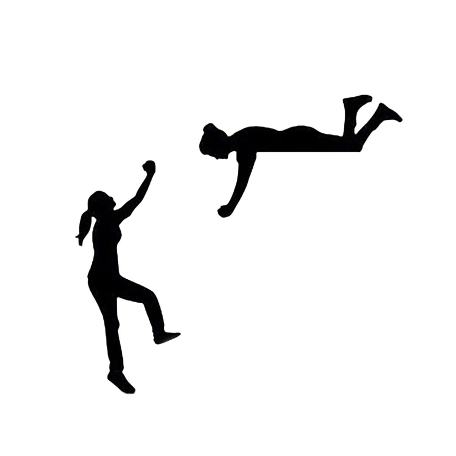 Sports Series Light Switch Fabric Sticker Helping Hands Wall Decal