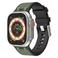 thumbnail image 1 of Sports Silicone Watch Band Strap Stainless Steel Buckle For Apple Watch Series 9 8 7 6 5 4 3 2 1 Ultra 1 2 SE 2 42/44/45/49MM, 1 of 7