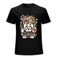 thumbnail image 1 of Sports Skull Head Men’s T-Shirt 100% Cotton Casual Short Sleeve Tops Gift Tee Black 3XL, 1 of 5