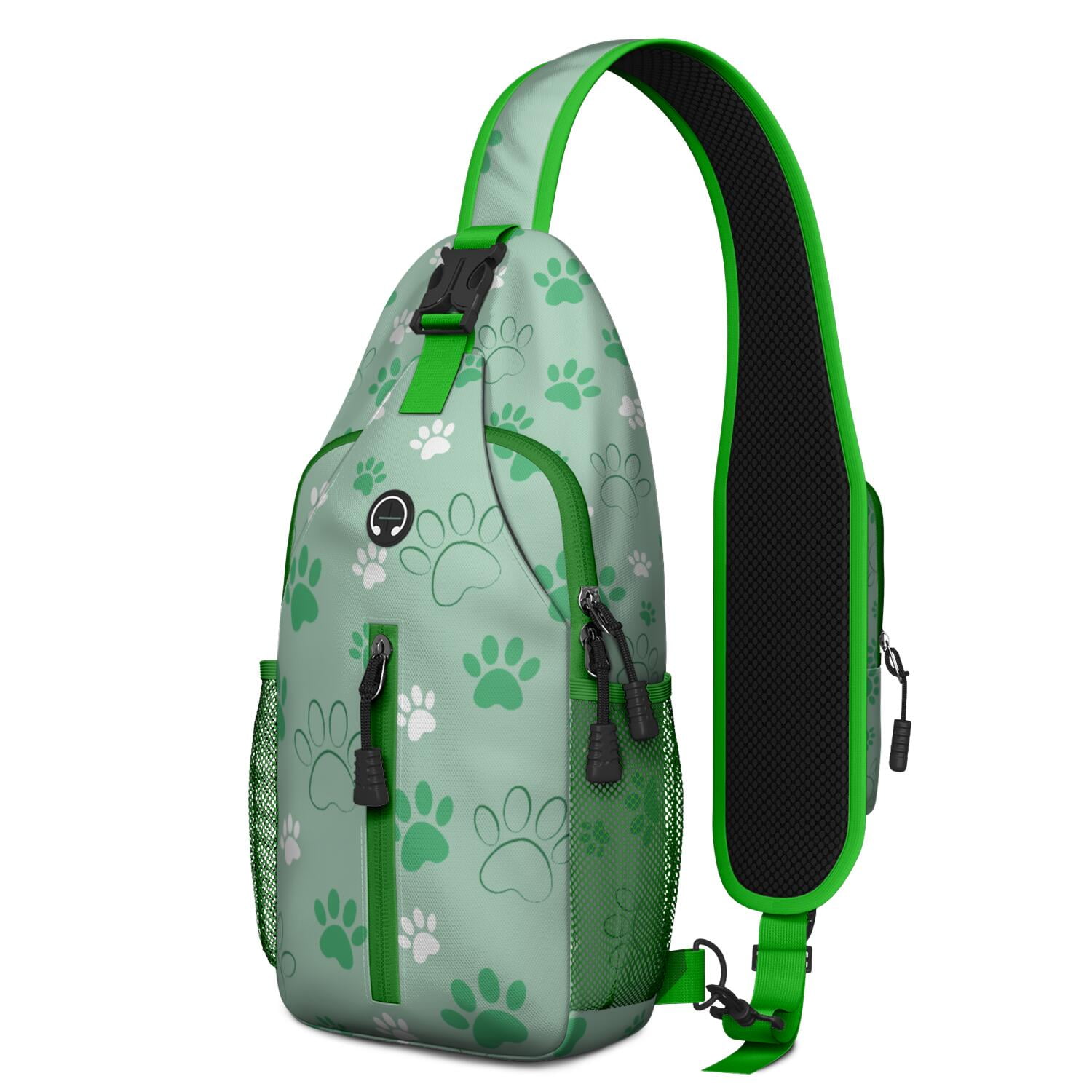 Sports Sling Backpack for Kids and Teens – Water-Resistant Crossbody Shoulder Bag with Adjustable Reversible Strap, Anti-Theft Pocket, Breathable Back, Perfect for Baseball, Football, Soccer Players