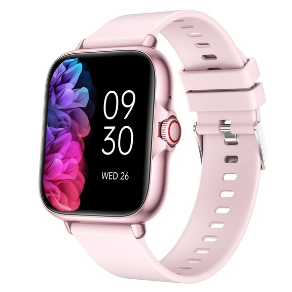 Sports Smart Watch, 1.83'' Full Touch Screen Display with Message, Answer Make Call Smartwatch, Sleep Monitoring, Sports Pedometer, Information Alerts, for iPhone Android Phones,