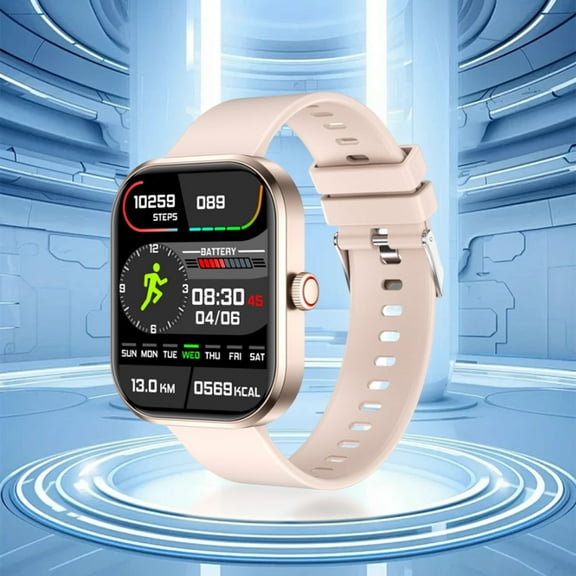 Sports Smart Watch for Men Women with 59 Exercise Modes IP67 Waterproof Bluetooth Calling Heart Rate Monitor Sleep Tracker Step Counter Calorie Counter Fitness Activity Tracker Magnetic Charging